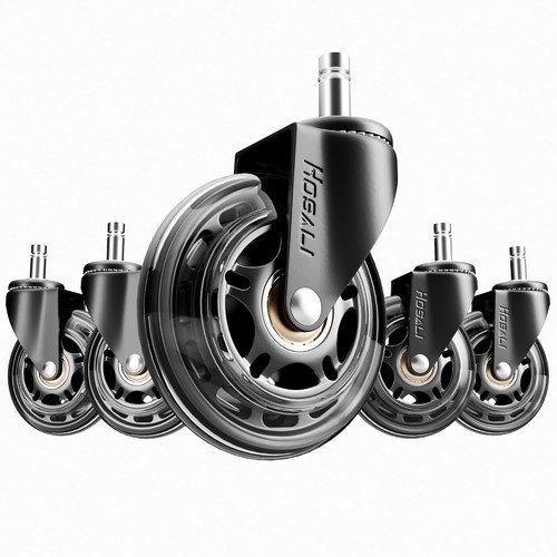 Office rubber chair casters - office,